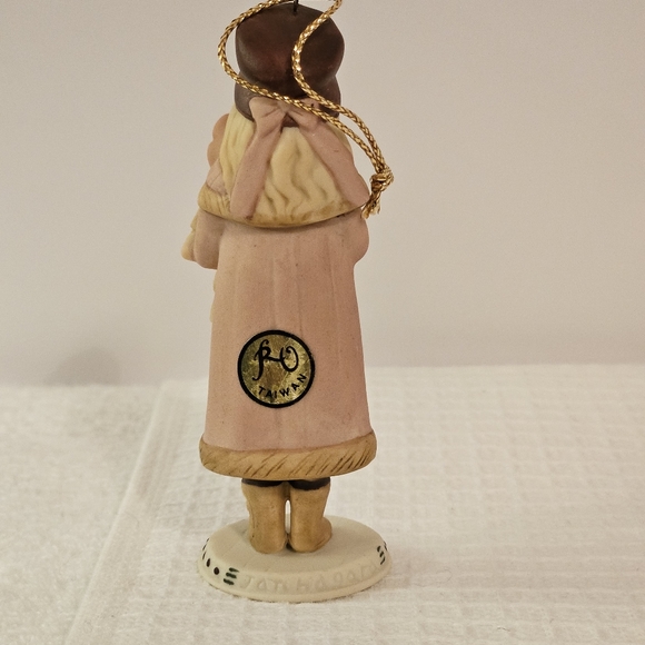 Jill Girl Ornament 3 1/2" tall Porcelain Dated 1986 From Jan Hagara - Picture 2 of 6